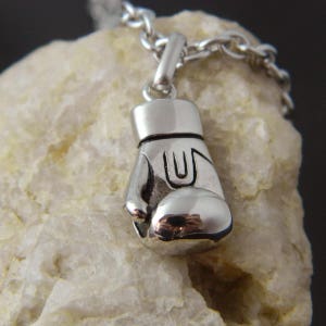 Stainless Steel Boxing Glove Necklace
