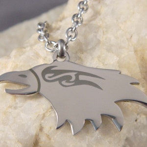 Eagle Stainless Steel Necklace image 3