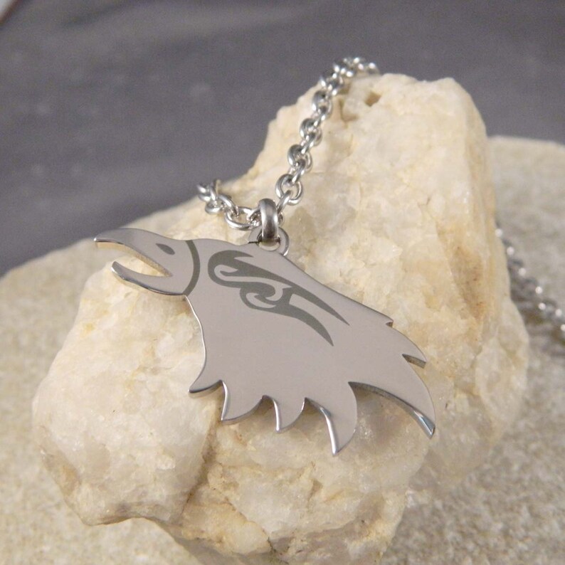 Eagle Stainless Steel Necklace image 2