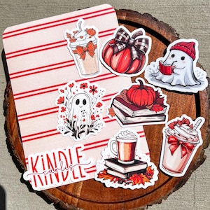 Fall Kindle Refresh Set - Stickers, Insert and Custom Personalized Kindle Sticker - Autumn Aesthetic | Cozy Kindle Accessory