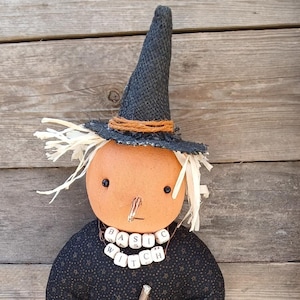 NEW 2025!!  BASIC WITCH/Primitive Witch Pattern/Halloween/Doll/Hanger/decor/Pattern PT129