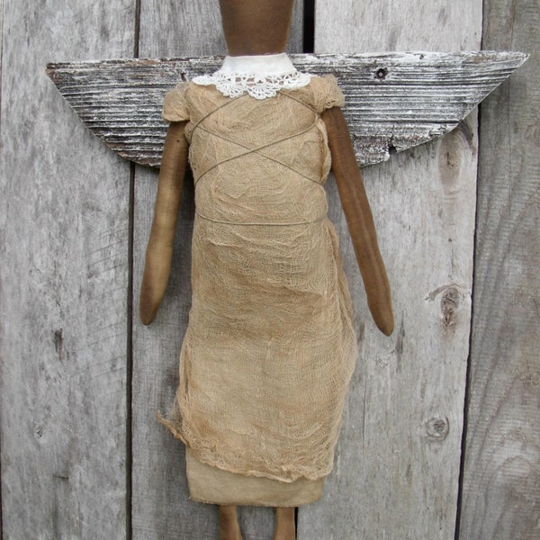 My Primitive PLAIN JANE ANGEL doll hanger pattern 109 PDf