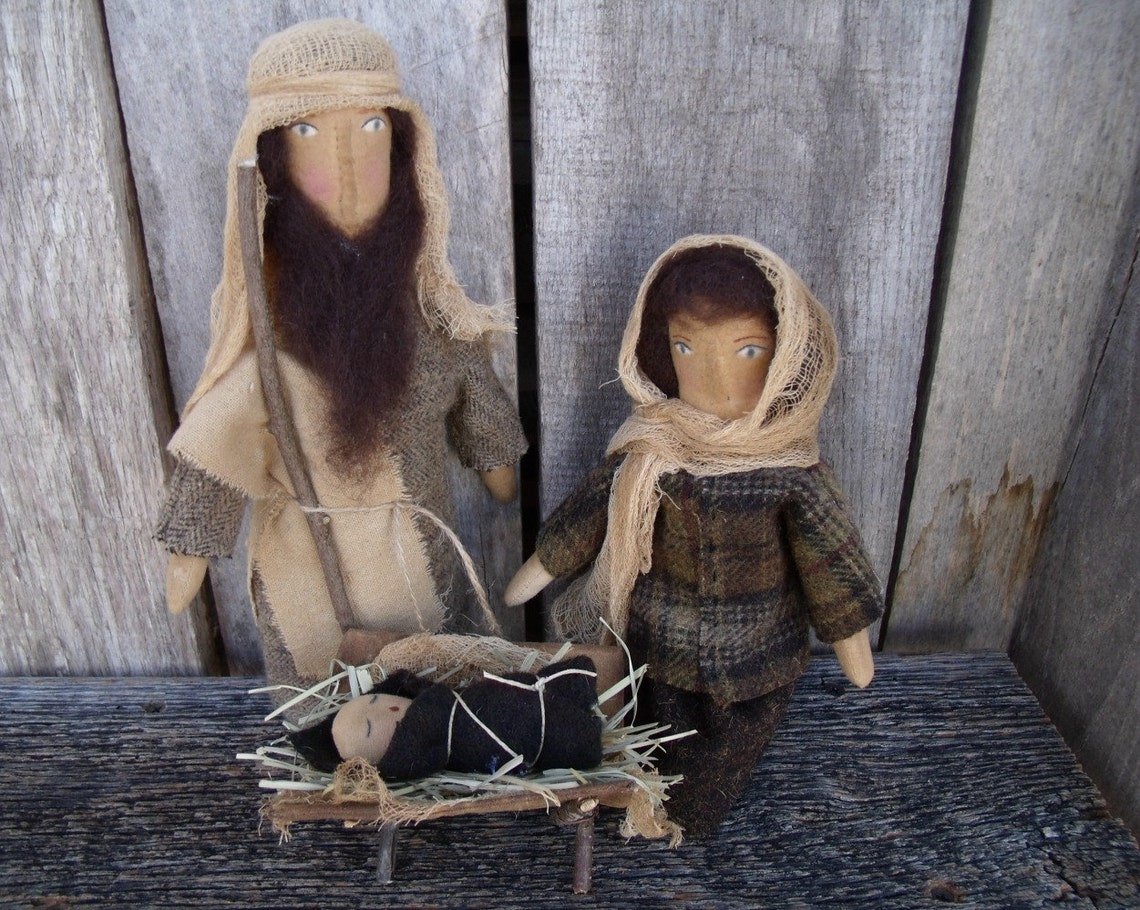 Primative Nativity Primitive Nativity THE FAMILY Pattern Pdf 104 - Etsy