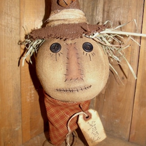 My Primitive SAMMY SCARECROW Instant Download Pattern