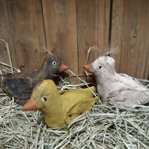 My Primitive SPRING BARN CHICKS Instant Download Pattern
