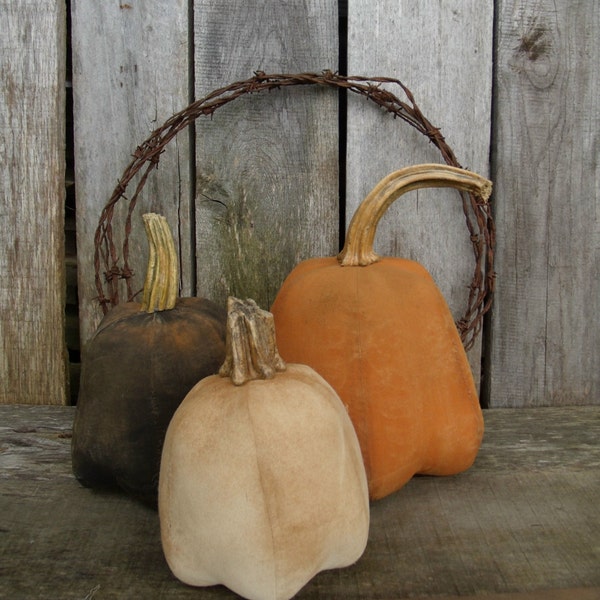 Primitive pumpkins/Pumpkin pattern/ Primitive HARVESTED PUMPKINS/fall pattern/fall pumpkins/instant download/halloween