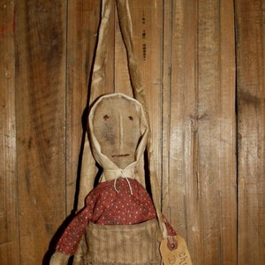 My Primitive Prairie Life CHURCH DOLL Instat Download Pattern