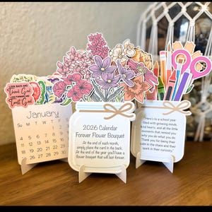 2026 Stacked Desk Calendars