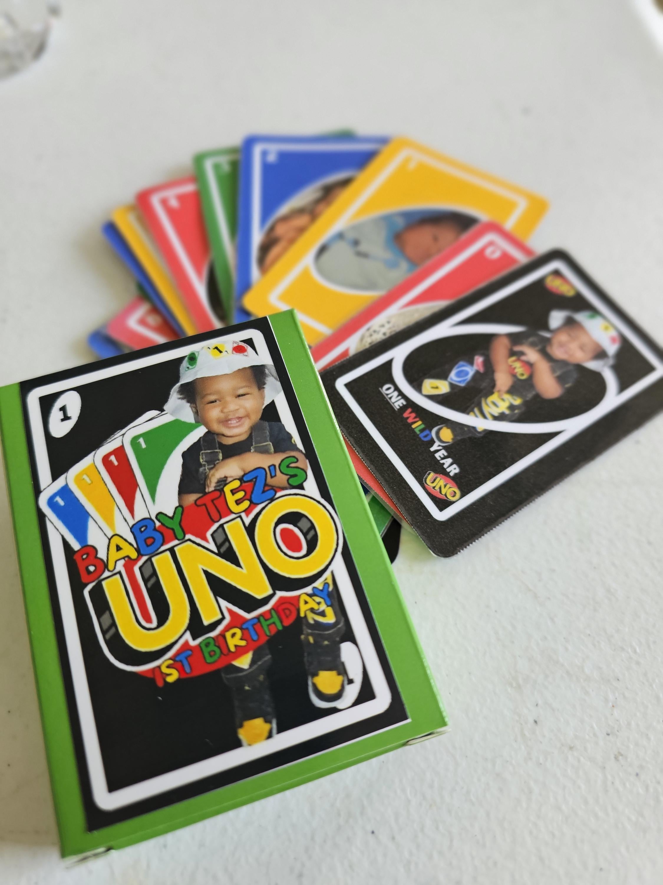 Personalized Uno Etsy