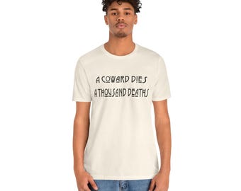 Overtuiging citaat shirt, Courage T-shirt, integriteitsverklaring top, inspirerend uniseks T-shirt, motiverende graphic T-shirt