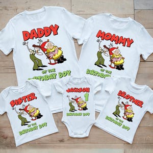 Custom The Cowardly Dog Birthday Shirts, Personalized Cowardly Dog Family Party Shirt, Birthday Boy Shirt, Birthday Girl Shirt