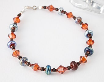 Kalypso - Lampwork Bracelet