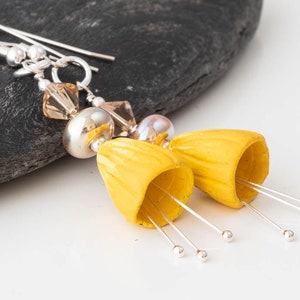 Ceramic and Lampwork Earrings