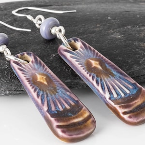 Ceramic and Lampwork Earrings