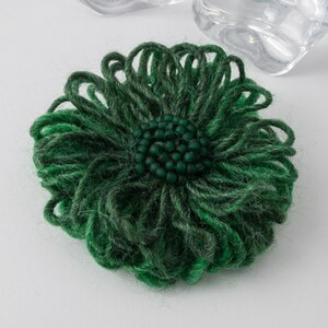 Beaded Flower Brooch