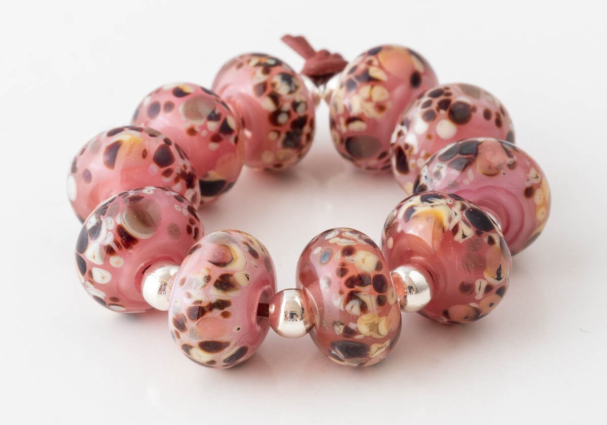 Fritty Lampwork Beads -  Sweden