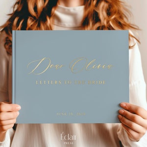 Custom Letters to the Bride Guestbook, Bridal Shower Memory Book, Custom Bridal Shower Guestbook, Dear Bride, Wishes Bridal Shower Album,