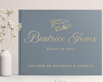 Graduation Guest Book, Graduation advice Wishes, Graduate Sign in Book Album, College Celebration Class of 2026 Graduation Party Decorations