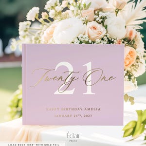21st Birthday Guest Book, Custom Birthday Guestbook, 30th birthday, Personalized, 16th, 40th, 50th, 60th, 70th Birthday Guestbook Album,