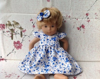 Clothes for Baby Sasha doll 12" Dress , Hair snap