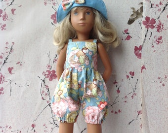 Clothes for Sasha Girl 16"  Doll Jumpsuit and Hat