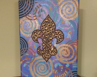 Fleur de lis Spirals