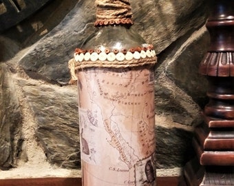 Antique Geographical Bottle