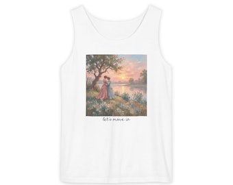 Comfort Colors® Lesbian Tank Lesbian Pride Tank Top kunstgeschiedenis shirt schattig femme LGBTQ tank Sapphic T-shirt inclusief beste vriendinnen lesbienne
