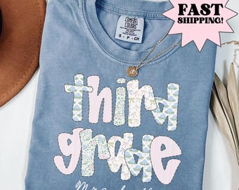 Chemise professeur couleurs confort Chemise professeur de maternelle Chemise professeur de troisième année Tee-shirt professeur personnalisé Chemise retour à l'école Tee professeur