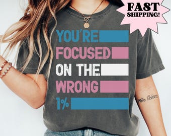 Comfort kleuren Trans-shirt Gay Shirt Pride Shirt lesbisch shirt inclusief shirt grappig shirt, transgender shirt, shirt gelijkheid, LGBTQ