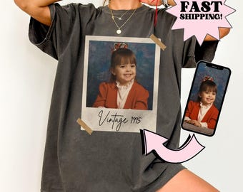 Comfort Colors Birthday Shirt, Birthday Girl Shirt, 30th Birthday Shirt, Custom Year Birthday Shirt, 30th Birthday Gift, Vintage Photo Gift