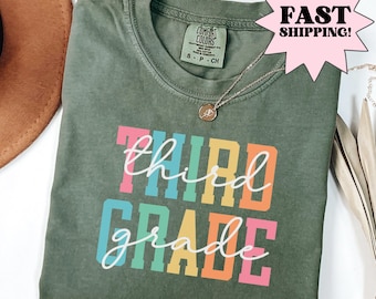 Chemise pour professeur couleurs confort Chemise pour professeur de 3e année Chemise pour professeur de 3e année T-shirt pour professeur de 3e année Chemise pour la rentrée scolaire T-shirt pour professeur