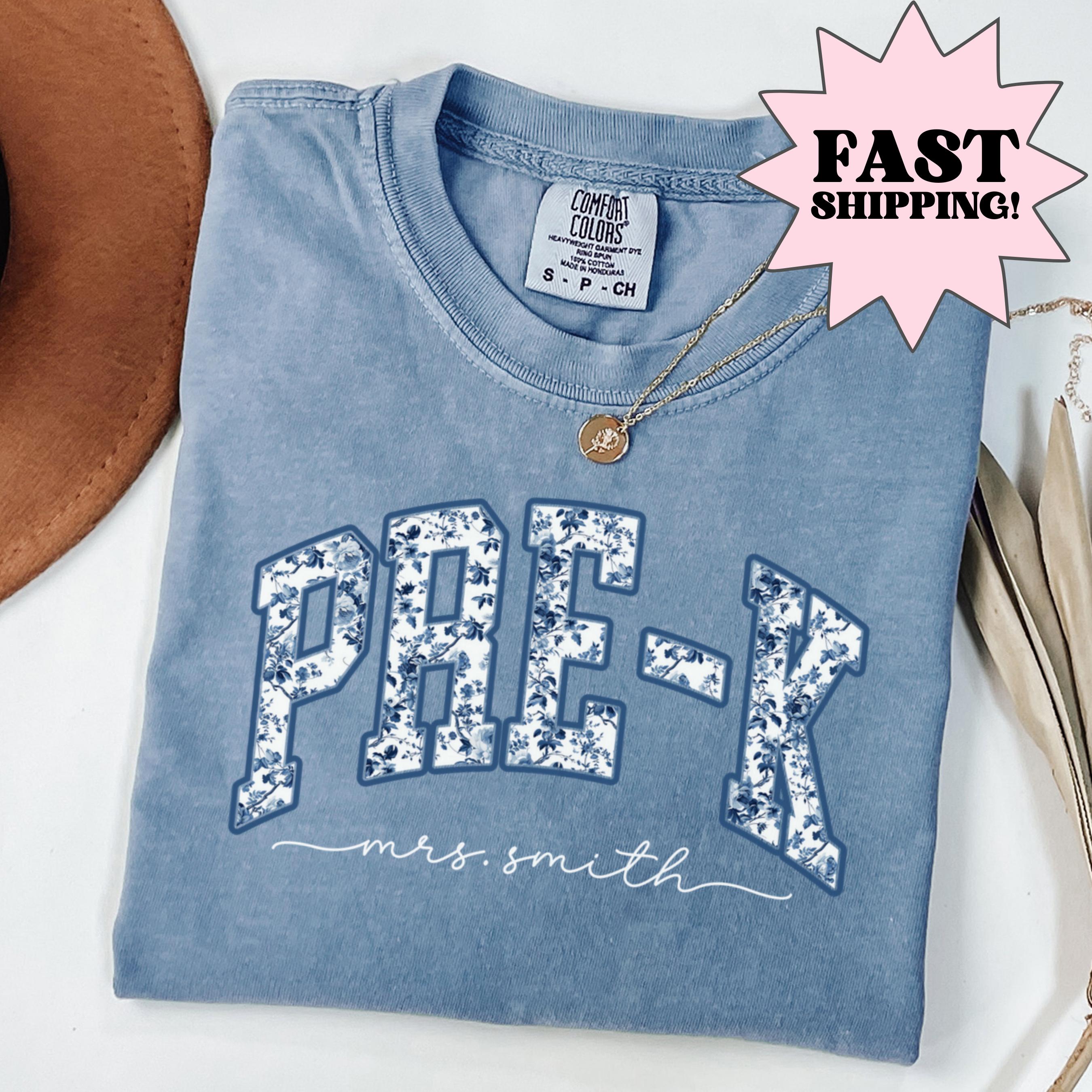 Comfort Colors Pre K Shirt, Prek Teacher Shirt, Back to School Teacher Tee,  Teacher Appreciation Gift, New Elementary Teacher Shirt - Etsy Israel, image size:2700x2700