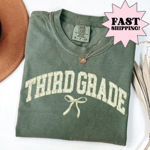 Comfort Colors Teacher Shirt, Third Grade Teacher Shirt, 3rd Grade Teacher Shirt, 3rd Grade Teacher Tee, Back to School Shirt, Teacher Tee