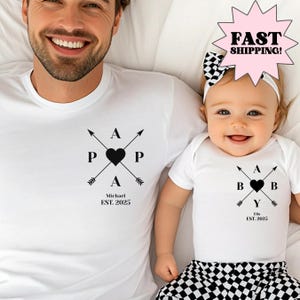 Comfort Colors Dad Shirt, Fathers Day Shirt, Dad Birthday Shirt, Daddy and Me Outfit, Dad and Baby Match, Fathers Day Gift, Family Outfit