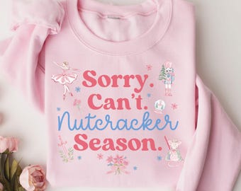 Nutcracker Ballet Sweatshirt Ballerina Dancer Sweater Ballet Christmas Dancer Pullover Holiday Dance Mom Crewneck Sugar Plum Fairy Pullover
