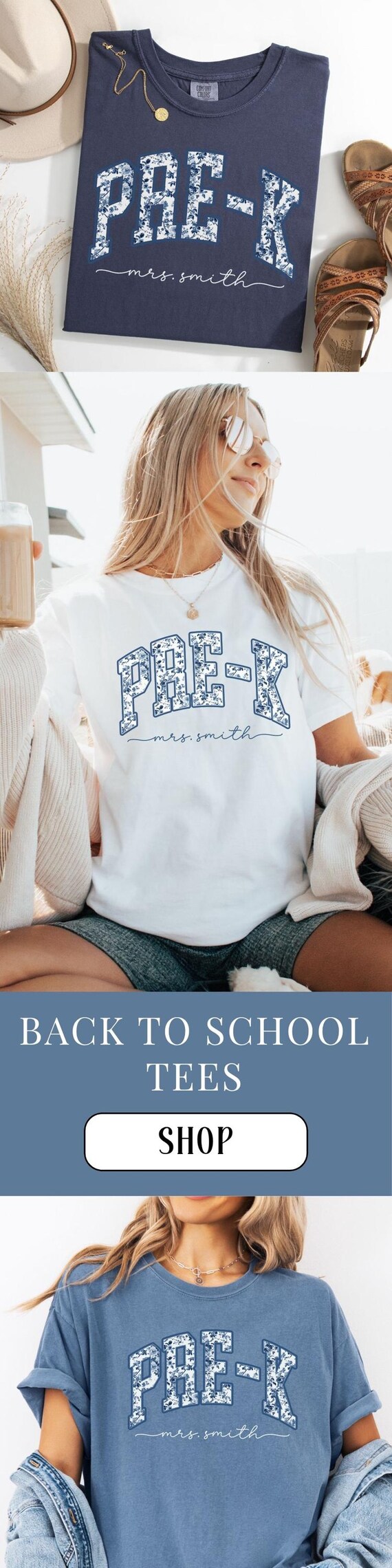 Comfort Colors Pre K Shirt, Prek Teacher Shirt, Back to School Teacher Tee,  Teacher Appreciation Gift, New Elementary Teacher Shirt - Etsy Israel, image size:570x2280