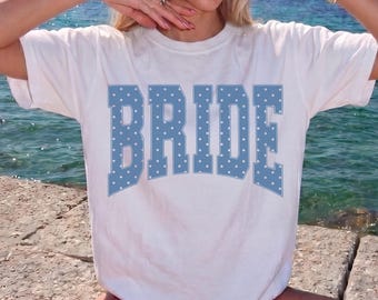 Bride Comfort Colors® T-Shirt Bridal Shower New Bride Shirt Bachelorette Party Tee Wedding Engagement Gift For Newlywed Honeymoon Shirt