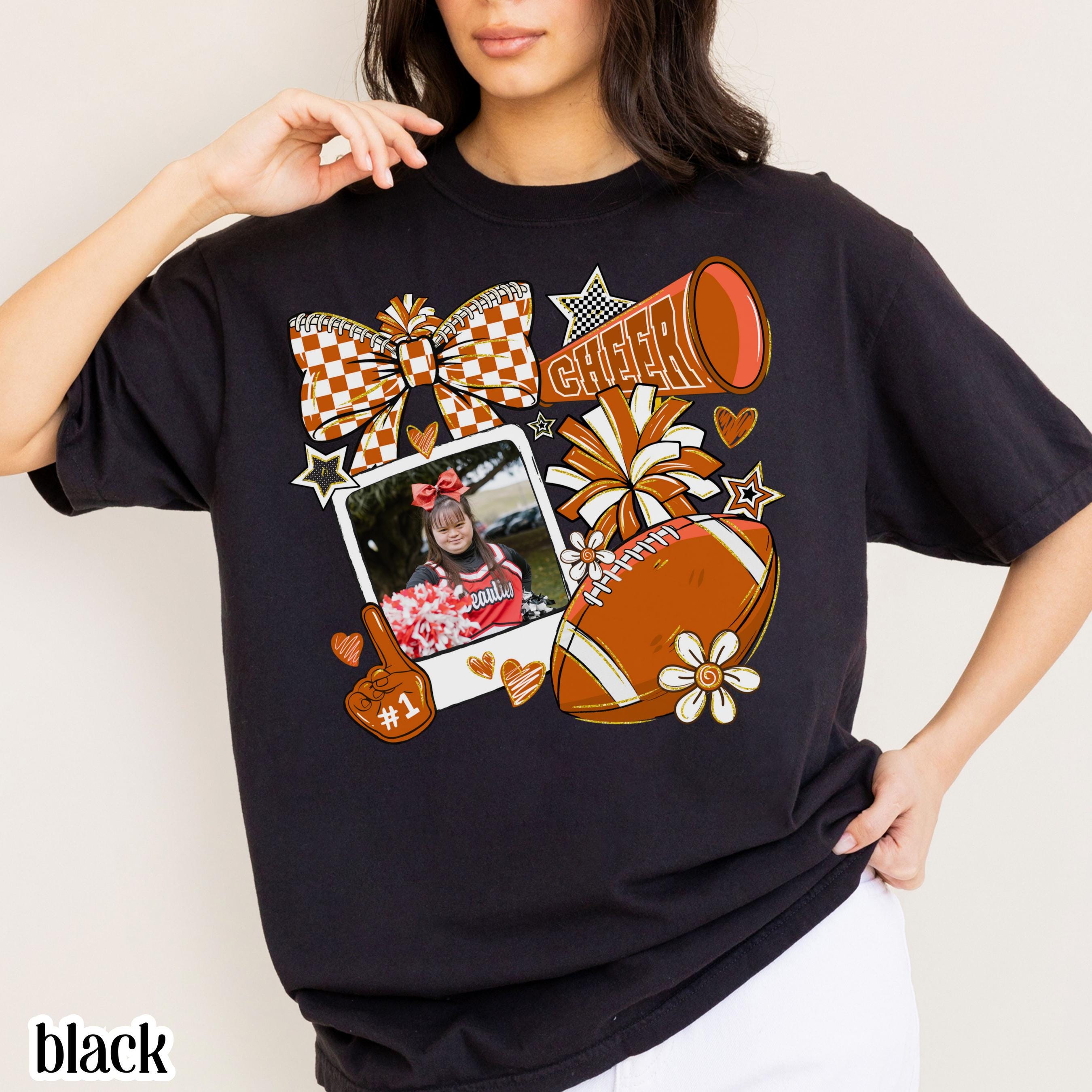 チアコンフォートカラーフォトシャツ チアママ カスタムゲームデーT