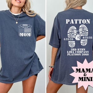 Personalisiertes Militärfamilie Shirt, Komfortfarben stolze Luftwaffen-Familie, Abschluss-Tag, Bootcamp-Stützshirt, Armee-Vater-Mama-Frau-T-Stücke