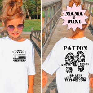 Personalisiertes Militärfamilien-Jugend-T-Shirt, Komfortfarben stolze Luftwaffen-Familie, Abschluss-Tag, Bootcamp-Unterstützer-Hemd, Armee-Schwester-Sohn