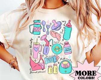 Breastfeeding Shirt Fed Is Best Comfort Colors Breastmilk Shirt Moms Milk Moms Boobery Baby Shower Gift for New Mom Nursing Pumping