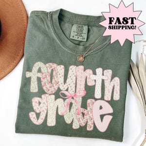 Comfort Colors Teacher Shirt, Fourth Grade Teacher Shirt, 4th Grade Teacher Shirt, Back to School Shirt, Custom Teacher Appreciation Tee
