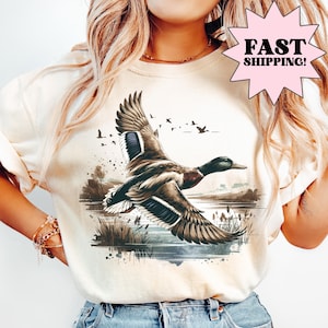 Mallard Duck Shirt, Cute Duck Tshirt, Duck Shirt, Vintage Duck Shirt, Funny Duck Shirt, Cute Duck Lover Shirt, Duck Gift, Hunter Shirt