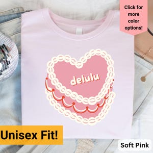 Delulu Kuchen Shirt, Delulu ist der Solulu, lustiges Shirt, buchstäblich nur ein Mädchen, Vintage Kuchen, Wahnhaftes Shirt, Shirt für psychische Gesundheit