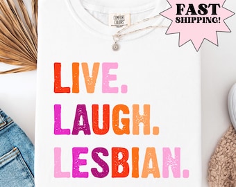 Komfort Farben Lesben Shirt Lesbischen Pride Shirt Pride Shirt Gay Shirt LGBTQ Shirt Sapphic Shirt Shirt, inklusive Shirt, Lesben Flagge