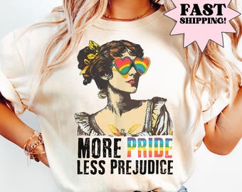 Comfort Colors Pride Shirt, Gay Shirt, LGBTQ Shirt, Lesbian Shirt, Inclusive Shirt, Trans Shirt, Equality Shirt, More Pride Less Prejudice