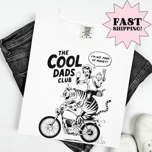 Comfort kleuren vaderdagshirt, vadershirt, shirt coole vaders club, shirt grappig vader, vaderdagcadeau, vadercadeau, verjaardagscadeau vader, vaderdagcadeau