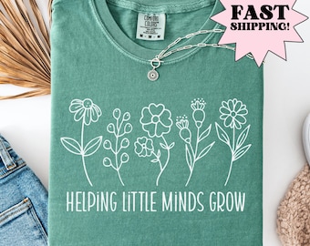 Komfort Farben Lehrer Shirt Kindergarten Lehrer Shirt Lehrer Tshirt Lehrer Wertschätzung Shirt Little Minds Shirt Neu Lehrer Geschenk