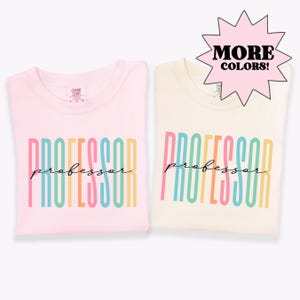 Professor Shirt, Teacher Shirt, Gift for New Professor Gift, Teacher Gift, Professor Tee, College Professor Shirt, Research Scholar Shirt